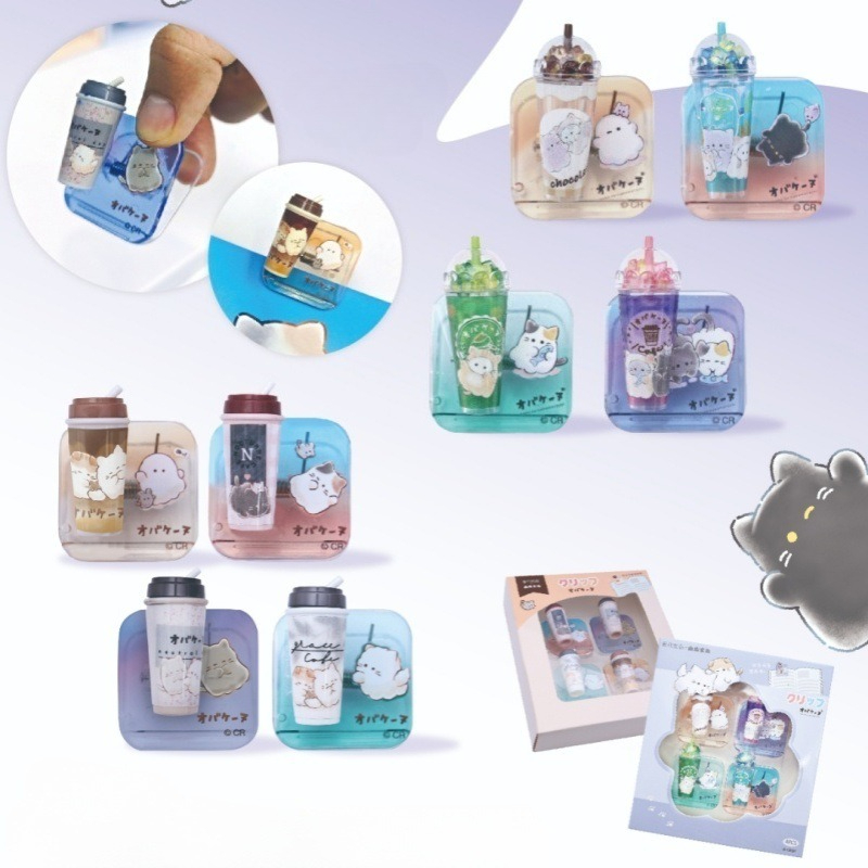 Binder Clip Assorted - Cartoon Paper Clip Portable Binder Clip