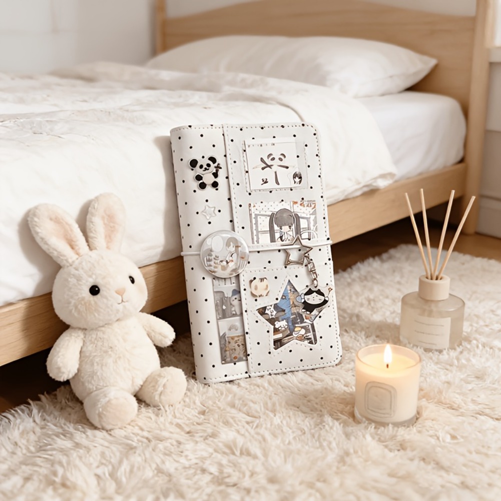 A6 Polka Dot Cloth Binder Note - Graph Paper Pad review and price
