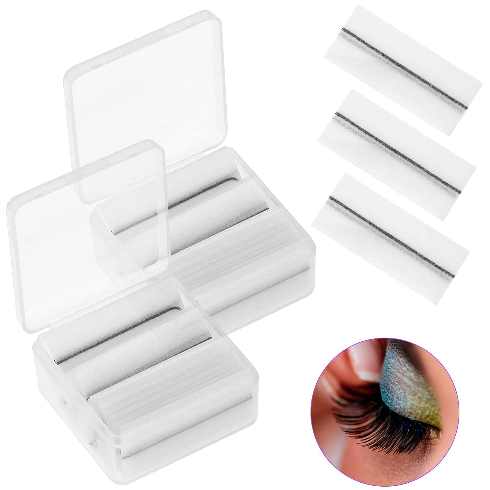 80PCS Eyelash Adhesive Strips, - Glue Stick Pack review and price