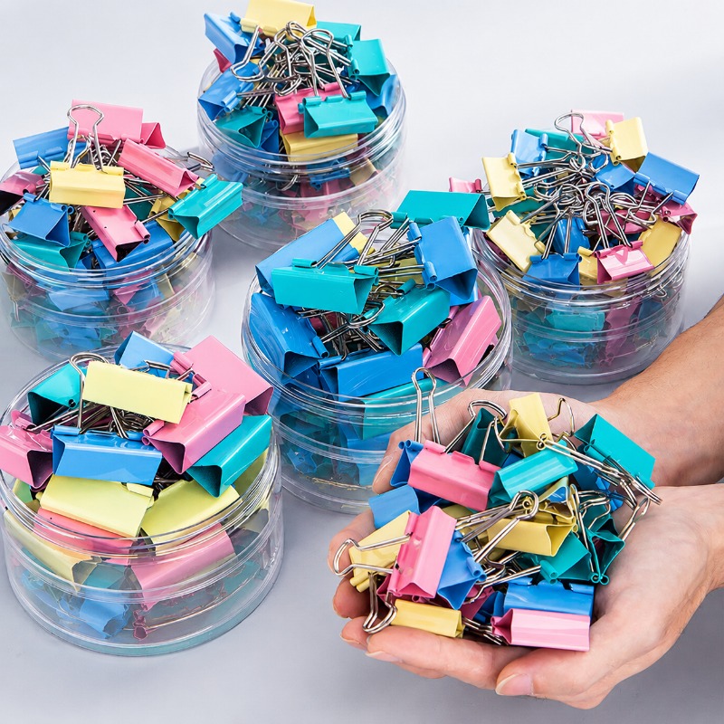Colorful Metal Binder Clips, A - Binder Clip Assorted review and price