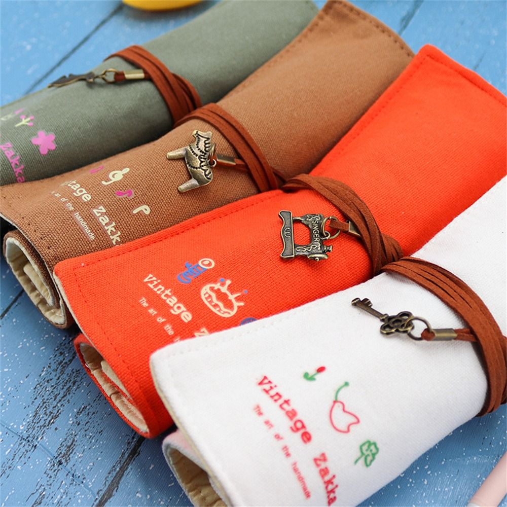 12 Holes Pencil Case Roller Pe - Pen Pouch Roll review and price