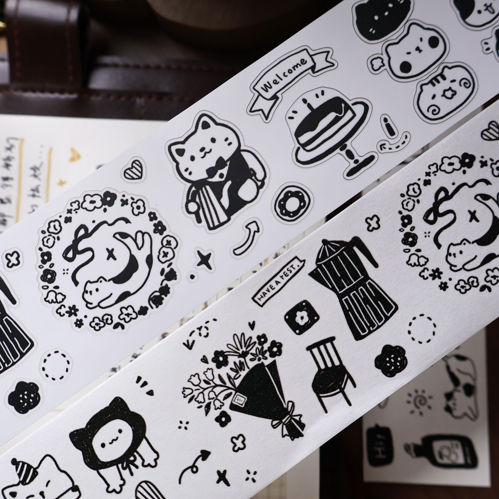 YiEr Studio Vintage Daily Cat' - Washi Tape Set review and price
