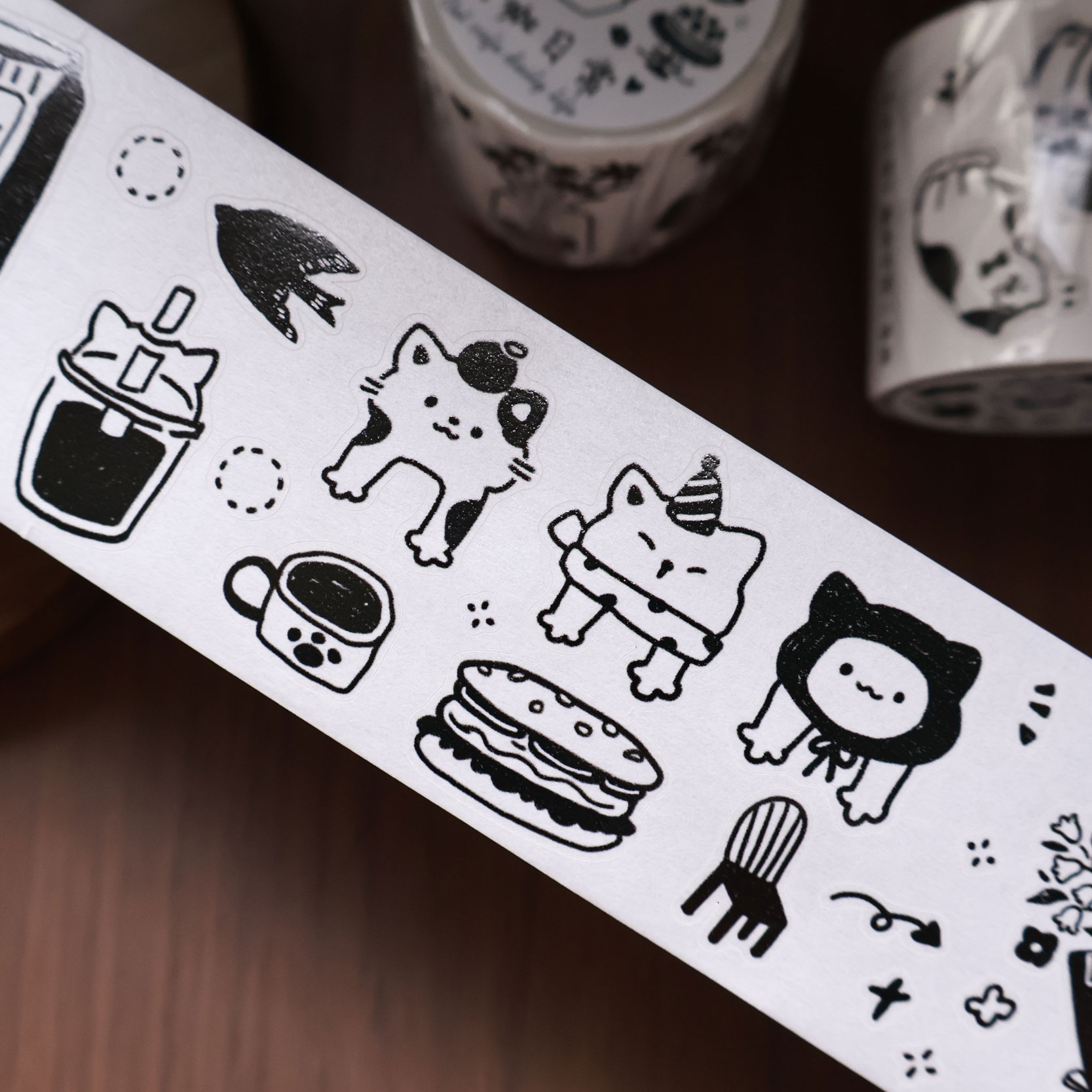 YiEr Studio Vintage Daily Cat' - Washi Tape Set review and price