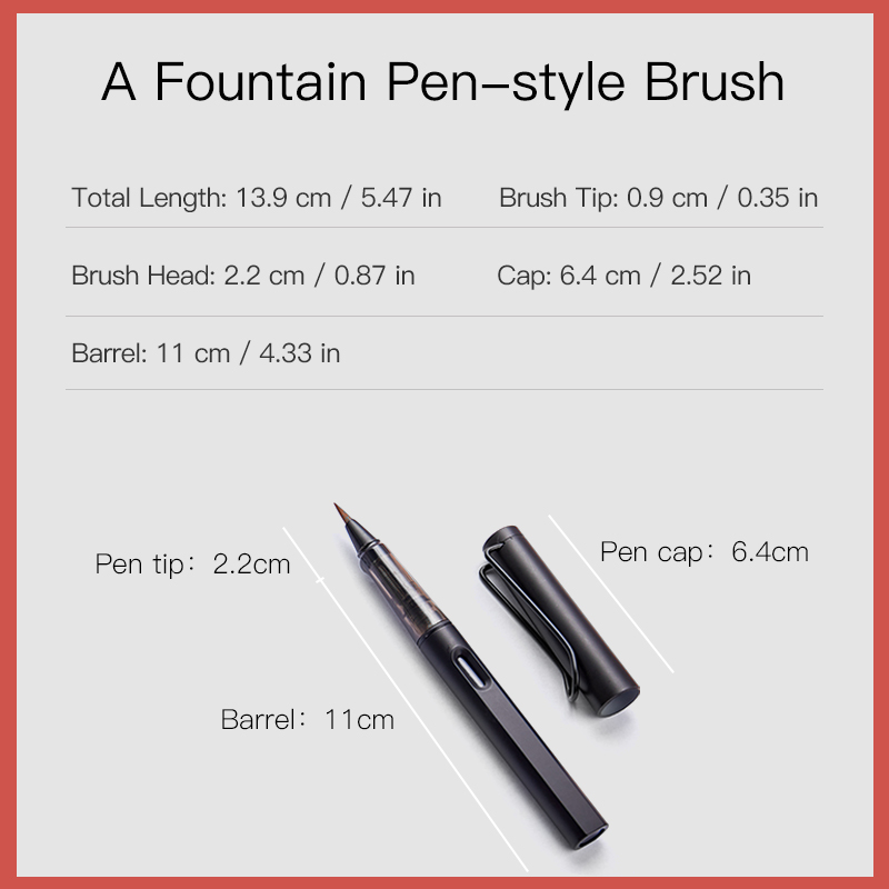 Fountain Brush Pen Set with 50 - Fountain Pen Ink review and price