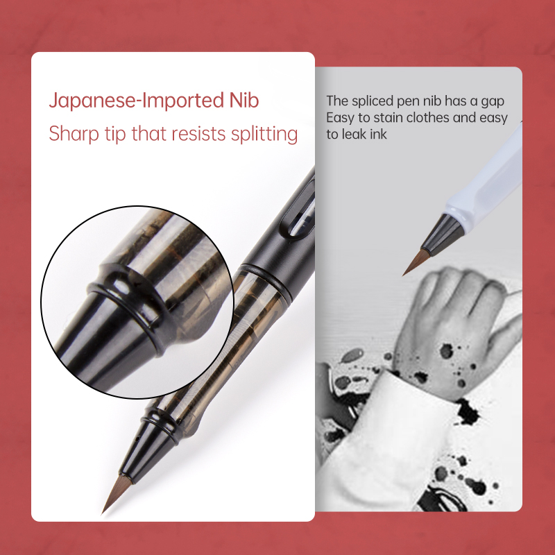Fountain Brush Pen Set with 50 - Fountain Pen Ink review and price