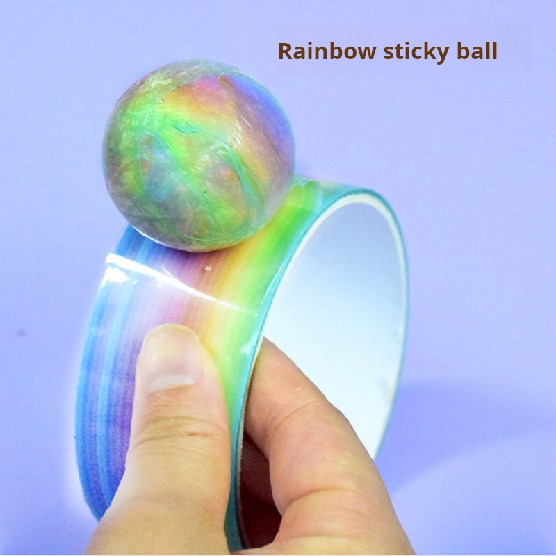 1pcs Rainbow Balls Sticky Ball - Glue Stick Pack review and price