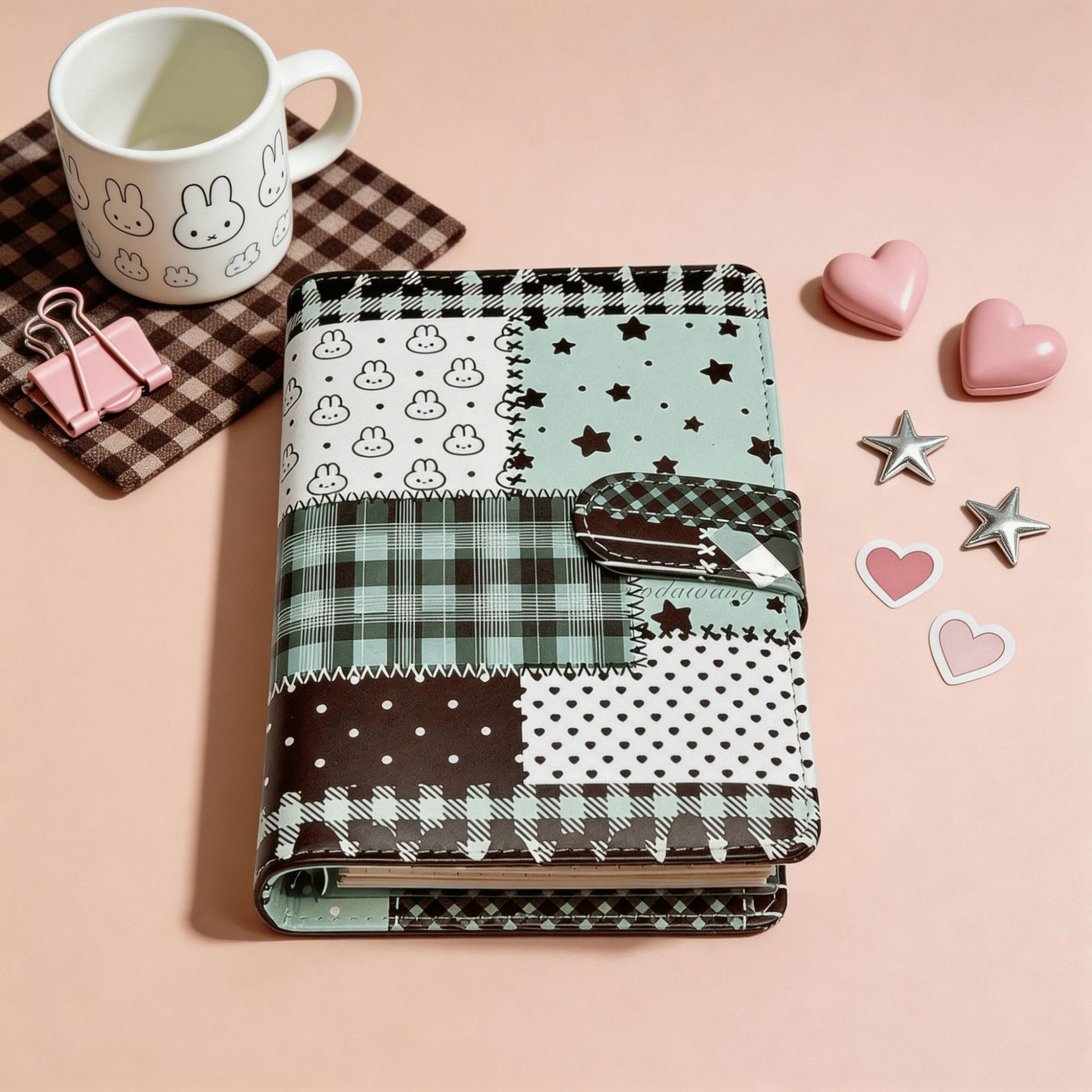 A6 Green Spliced Grid Notebook - Graph Paper Pad review and price
