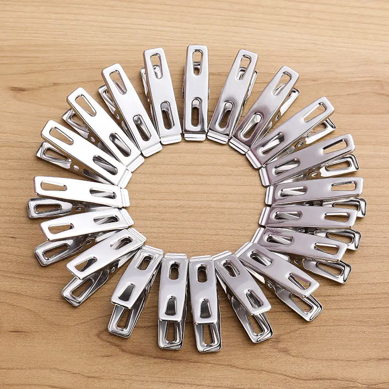 20pcs Stainless Steel Flat Mou - Binder Clip Assorted review and price