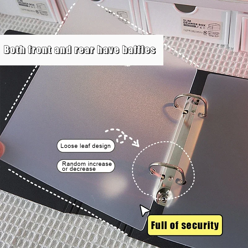 Kawaii A4/A5 Binder Photocard  - Binding Comb Plastic review and price