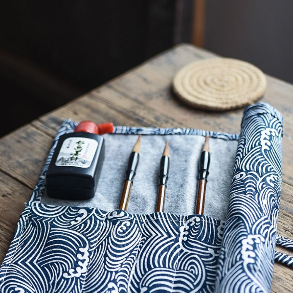 Chinese Style Roll Pen Curtain - Pen Pouch Roll review and price