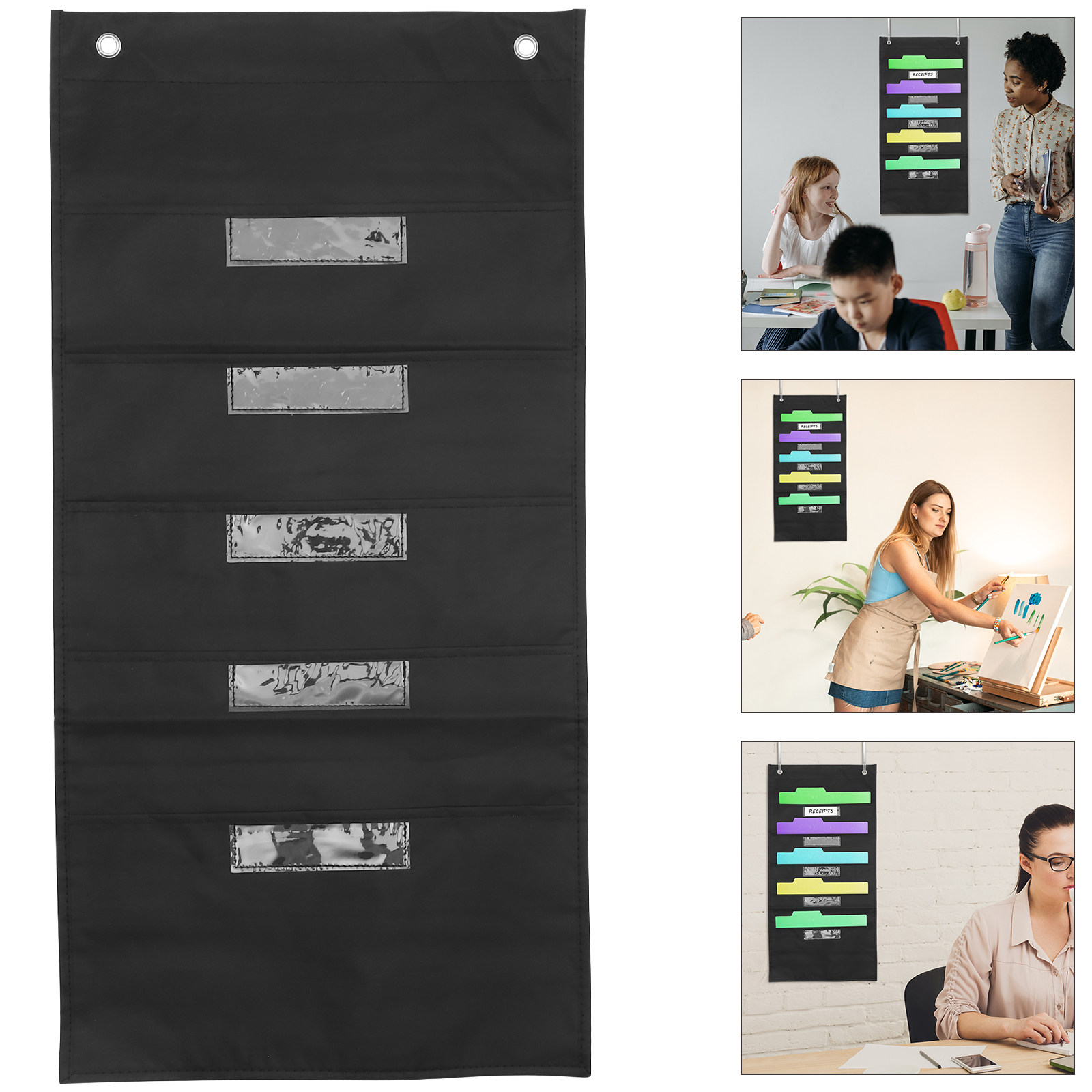 Multi-Layer Folder Bag Portabl - File Folder Hanging review and price