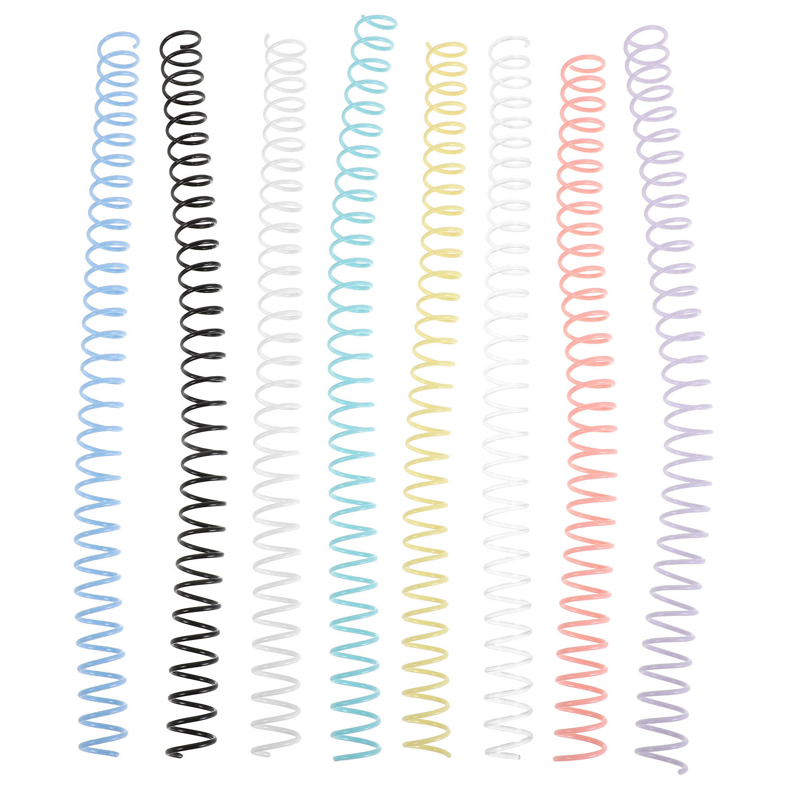 8Pcs Plastic Spiral Binding Co - Binding Comb Plastic review and price