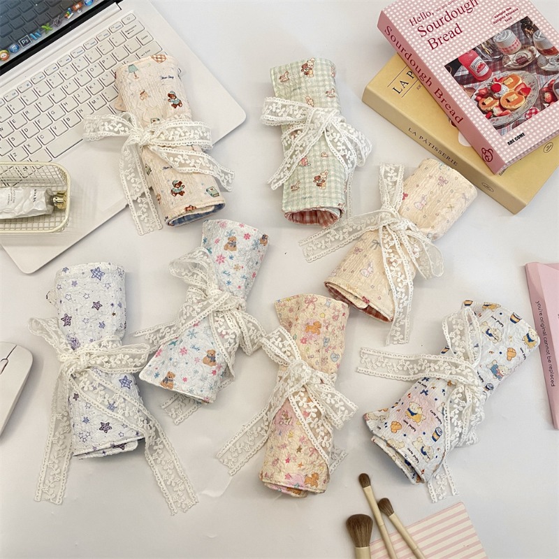 Cute Cartoon Embossed Pencil R - Pen Pouch Roll review and price