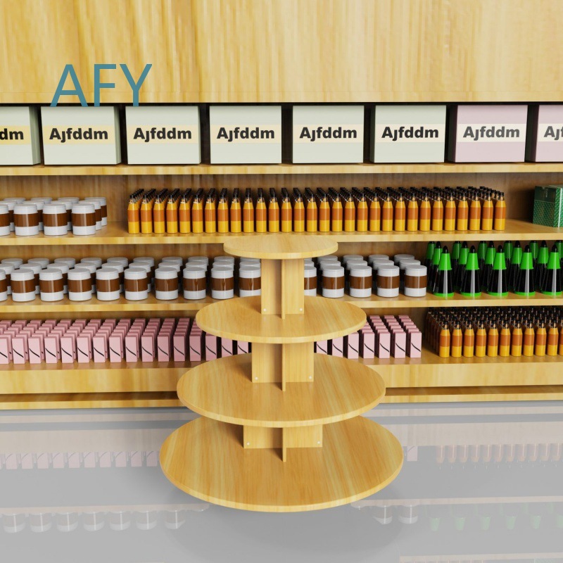 Wooden Round Cabinet for Super - Stationery And Office Supply Stores review and price